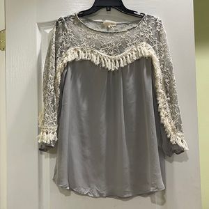 Ryu sheer blouse. Size L